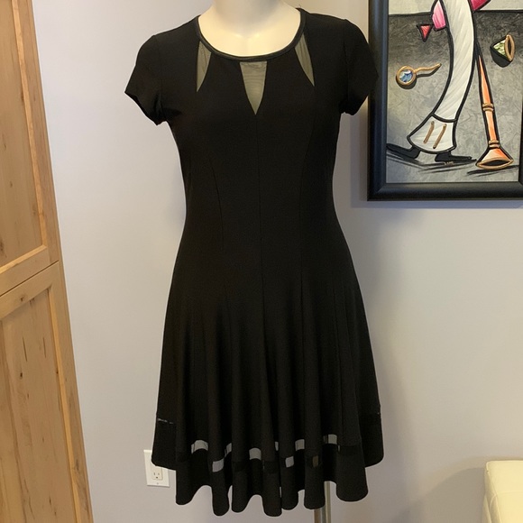 Bali Dresses & Skirts - Bali black dress with mesh inserts